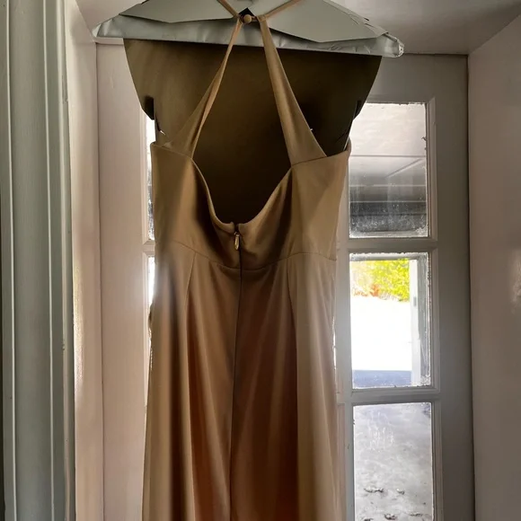 Azazie champagne dress - Picture 2 of 2